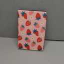 for iPad mini 5th 2019/Mini 4th 2016 Case - Smart Folio Cover (Auto Wake/Sleep) with Build-in Pencil Holder for Apple Tablet Soft PU Leather Cover for Women Girls,Strawberries