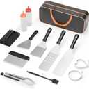 Griddle Accessories Kit, Flat Top Grill Accessories Set for Blackstone and Camp Chef, Grill Spatula Set
