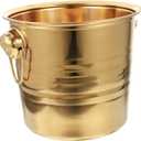 BESTOYARD 7.3Qt Stainless Steel Ice Bucket with Tiger Head Handles, Large Capacity for Home, Bar, Party, Beer, and Wine Cooling
