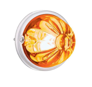 2 LED Glass Watermelon Light Kit – Amber LED/Clear Lens