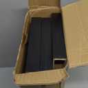 BAYKA Floating Shelves for Wall, Wall Mounted Rustic Wood Shelves for Bathroom, Bedroom, Living Room, Kitchen, Hanging Shelf for Books/Storage/Room Decor with 22lbs Capacity (Black, Set of 3, 15.7in) (A. Black - Universal Classic Style)