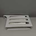 ZAYLAN Egg Holder for Fridge, Auto Rolling Egg Roller/Dispenser/Organizer/Storage Container, Space-Saving 4-Tier Egg Tray for 28 Eggs, Refrigerator, Kitchen & Countertop with Flower Egg Cutter (Gray)