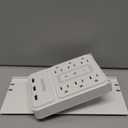 Socket Outlet Shelf,Wall Outlet Surge Protector,6 Electrical Outlet Splitter with 3 USB Outlet,Multi Plug Outlet,Charging Shelf,Outlet Expander with 6 Nightlight for Home