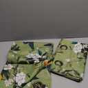 ASPMIZ Blackout Curtains for Living Room, Sage Green Floral Curtains for Bedroom, Vintage French Country Grommet Thermal Insulated Room Darkening Curtains 84 Inch Length 2 Panels Set (52" x 84")