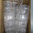 Meanplan Set of 24 Acrylic Drinking Glasses Reusable Water Drinking Cups Stackable Shatterproof Unbreakable Drinking Tumblers Water Glasses for Juice Beverages Drinks Coffee(Clear,8oz)