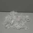 62PCS Ear Protector Caps Disposable Elastic Clear Shower Water Ear Covers Large For Hair Dye, Shower, Bathing, Spa Home Use Hotel and Hair Salon