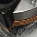 Hamilton Beach Belgian Waffle Maker with PFAS-Free Non-Stick Ceramic-Coated Plates, Browning Control, Indicator Lights, Stainless Steel (26081)