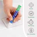 Grout Pen White Tile Grout Paint: Waterproof Grout Paint Pen, Whitener and Grout Sealer Marker for Cleaner Looking Grout Lines - White, Narrow 5mm Tip (7mL) - 3 Pack