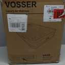 VOSSER Twin Air Mattress with Built-in Pump,Foam Topper Inflatable Mattress,Luxury Blow Up Mattress 2 Mins Self-Inflation/Deflation - Breathable and Flatness-Free for Camping, Home & Guests