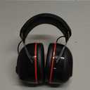 Bluetooth 6.0 Hearing Protection Headphones with 120H Working Time, 30dB SNR, Superior Stereo Sound Quality, Larger Buttons for Easy Operation, Safety Ear Muffs for Lawn Mowing, Workshops-Black