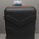 TILYMOL Hardside Carry On Luggage 22x14x9 Airline Approved with Spinner Wheels, Lightweight 20-inch Carry-On Suitcase for Men & Women, Black