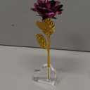 Mothers Day Mom Gifts for Women Grandma, Artificial Forever Birthday Flowers Galaxy Glass Eternal Roses with Heart Shaped Crystal Vase, Mother's Day Anniversary Wedding Rose Gifts for Wife Sister