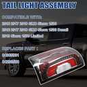 Tail Lights Assembly Compatible With 2016 2017 2018 GMC Sierra 1500 Denali Right Passenger Side LED Lens Rear brake Tail Lights # 84365931 84233588