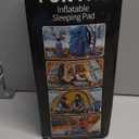 FUN PAC Camping Sleeping Pad with Pillow Built-in Foot Pump Inflatable Sleeping Mat Compact for Camping Backpacking Hiking Traveling - Blue