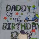 Grandma Of The Birthday Boy Hole In One Golf Lover T-Shirt, XL, Baby Blue