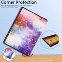 Tri-Fold Case Compatible with Samsung Galaxy Note 10.1 inch SM-P600 P601 P605 Tablet and Samsung Galaxy Tab Pro 10.1 SM-T520/T525(2014 Edition) - Premium PU Leather Tri-Fold Cover with Auto Sleep/Wake (One Size)