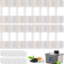16+16 Pack Replacement Filters Compatible with FEELNEEDY 108oz/3.2L Cat Water Fountain(FN-W17), 6 Month Set for Pet Water Dispenser, Includes 16 Filters & 16 Sponges