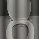 Delta Faucet Morgan Elongated Slow-Close White Toilet Seat with Non-Slip Seat Bumpers, White 811903-WH