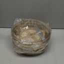 LAMU 2 Pack  2 Tier Lazy Susan Turntable Organizer 12'' Rotating Spice Rack Organization for Cabinet, Kitchen, Pantry, Countertop, Bathroom, Vanity, Medicine Cabinet Organizer, Amber