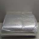 winemana Window Insulation Roll, 48IN x 20FT Reflective Heat Shield Bubble Film, Double-Sided Aluminum Foil Insulation, Weatherproof Garage Door Cover for Windows, RV, Basement, Winter & Summer