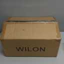 WILON Industrial Semi Flush Mount Ceiling Light, Hallway Light Fixture with Glass Shade, Small Black Kitchen Ceiling Light Fixture Farmhouse Light Fixtures for Entryway Bedroom Bathroom Foyer (7.87 Inch)