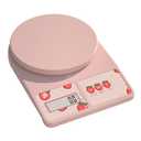 High Accuracy Digital Food Scale with Tare Function  Ideal for Kitchen, Coffee, Baking, and Food Prep  Measures in Grams and Ounces with Easy Unit Conversion (Pink, 10kg)