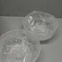 2-Pack 100 FL OZ Acrylic Salad Bowls, 9 inch Shatter-Resistant Serving Bowls, Large Plastic Mixing Bowls for Outdoor or Home Gatherings, Clear