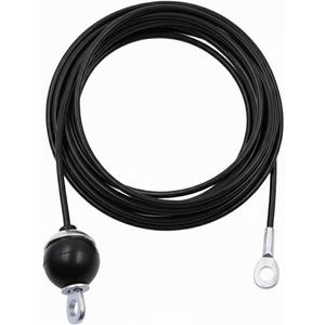 J Bryant Fitness Gym Replacement Cable Fitness Pulley Thick 5mm Heavy Duty Steel Wire Rope for Home Gym Cable Pulley Machine Accessories (98")