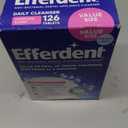 Efferdent Denture Cleaner Tablets – Dental Appliances, Aligners, Mouth Guard, and Retainer Cleaner Tablets, Minty Fresh & Clean, 126 Count