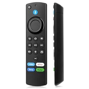 Replacement Voice Remote for Fire Smart TV 3rd Gen, FireStick 4K (1st/ 2nd Gen/ Max/ Plus/ Select), Stick (2nd/ 3rd Gen/ Lite/ HD), All FireSeries TV Cube (1st/ 2nd/ 3rd Gen), Insignia/ TCL/ Pioneer Smart TVs