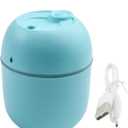 220ml Cool Mist Humidifier with 7-Color Night Light, USB-Powered Portable Mini Air Humidifier and Essential Oil Diffuser for Home, Office and Car Use, Automatic Shut-Off Protection