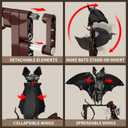 SATHIBI Mechanical Horror Bat Building Set for Adult,Bat Bird Building Blocks Toys,Home and Office Decor,Collectible for Adult and Teen Boys 8+(839 PCS)