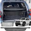 Cargo Cover Compatible with All-New Toyota 4Runner 2025 2026 Accessories,Carbon Fiber Look Retractable Trunk Cover Organizer Security Shielding Shade Cover (Carbon Fiber Look,Hidden Handle)