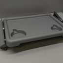 DMI Walker Tray, Rollator Tray, Mobility and Walker Accessory Tray Table Fits Most Standard Walkers, Folding with Two Cup Holders and Tool Free Assembly, 16 x 11.8 inch (Gray)