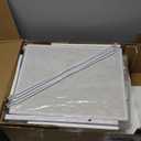 Furnulem White Tall Dresser for Bedroom,Vertical Storage Tower Unit and End Table with 6 Fabric Drawers, Nightstand Furniture with Drawer Organizer in Living Room,Closet,Entryway,Hallyway