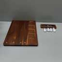 Spacious Charcuterie Boards Wood Cheese Board Cheese Knife Set for Charcuterie Board Cheese Tray Platter Servers Charcuterie Board Set Multifunction (Knife Holder Style)