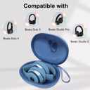 Headphones Carrying Case Compatible with Beats Over-Ear Headphones, Blue