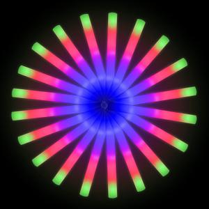 LifBetter 112 pcs Glow Foam Sticks, LED Glow Sticks 3 Modes Colorful Flashing, Foam Glow Sticks Bulk, Glow In The Dark Party Supplies for Weddings Parties Festivals Raves Concerts Sporting Events