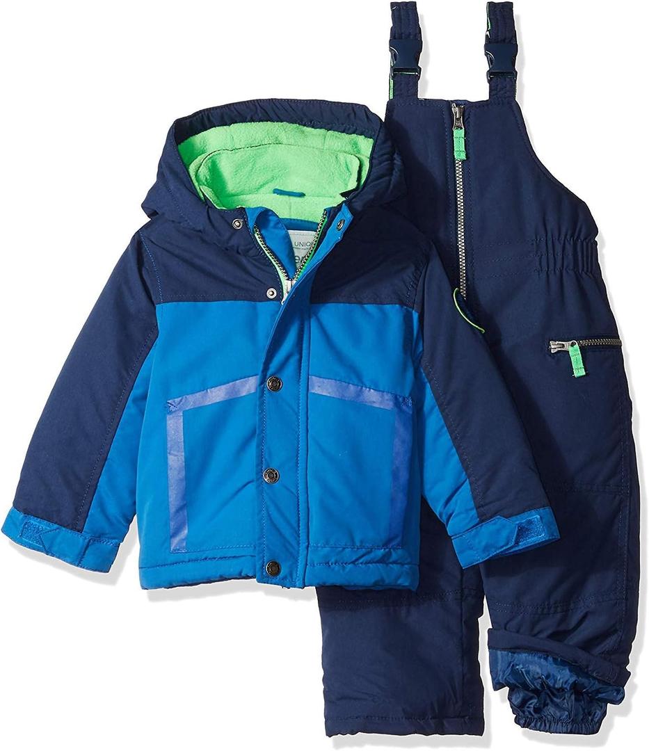 Carter's Boys' Heavyweight 2-Piece Skisuit Snowsuit (House Blue/Current Navy), Size: 12 Months