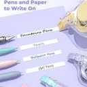 Four Candies White Correction Tape, 39.4 Feet, 12 Pack Easy to Use Applicator for Instant Corrections, Tear-Resistant, Smooth & Quick-Drying Tape for Office & School Supplies