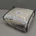 Cream Pleat Blackout Curtains 84 Inch Length 2 Panels Set for Living Room, Farmhouse Linen Blend Thermal Window Drapes Pinch Pleated Room Darkening Bedroom Light Beige 40" W x 84" L