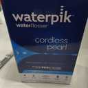 Waterpik Cordless Pearl Rechargeable Portable Water Flosser for Teeth, Gums, Braces Care and Travel, Extra Quiet, 4 Flossing Tips - ADA Accepted, WF-13 White