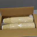 8 oz Coffee Cups, 120 Count Insulated Ripple Wall Paper Hot Coffee Cups for Hot Beverage