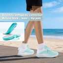OrthoComfoot Women's Orthopedic Running Shoes: Comfort Arch Support Plantar Fasciitis Orthotic Sports Exercise Fashion Sneakers, Casual Gym Tennis Work Walking Shoes for Foot and Heel Pain, Size 7.5