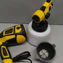 Paint Sprayer 1000W High Power Electric Spray Paint Gun with Adjustable Spray Width Knob,1400ML Container,4 Nozzles & 3 Patterns,Easy to Clean for Furniture Cabinets House Painting (Gold)