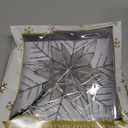 Kurt Adler 10-Light Capiz and Wire Snowflake Christmas Treetop, 10-Inch, Silver