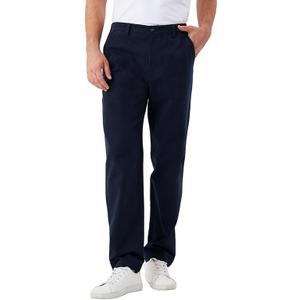 TTZ Men’s Tall Chino Pants 34"/36"/38" Inseam 100% Cotton Casual Work Pantsfor Tall Men Navy, 30W x 36L