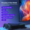 NexiGo PS5 Horizontal Stand with Charging Station for PS5 and Edge Controllers, Silent Cooling Fan with Adjustable Speed, [Auto Power On/Off], Compatible with PS5 Disc & Digital Editions, Black