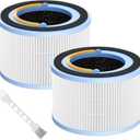 2 Pack Sprout Filter for LEVOIT Sprout Replacement Filter, 3 layer Filtration System, High-Efficiency Activated Carbon LRF-B851-WNA