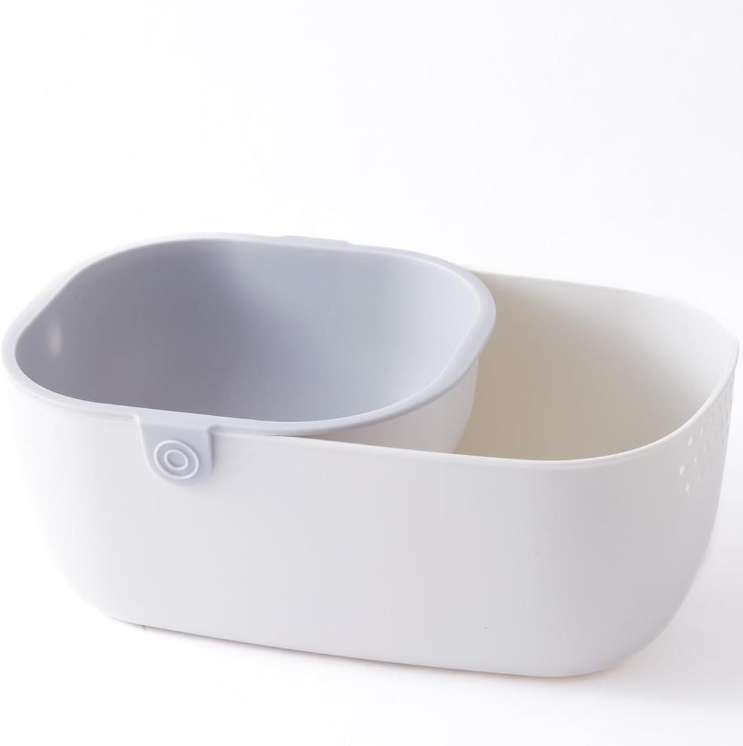 Double Layer Pistachio Bowl with Shell Storage and Holder  Nut Bowl for Snacks, Peanuts, Sunflower Seeds, and Candy  Durable Snack Bowl for Mess-Free Eating, Perfect for Parties, Home, Office